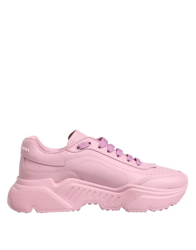 Pink Leather Daymaster Low Top Sneakers Shoes