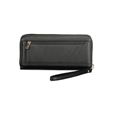 Black Polyethylene Women Wallet