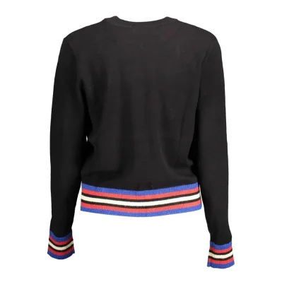 Black Polyester Sweater