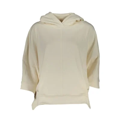 White Cotton Women's Hooded Sweater