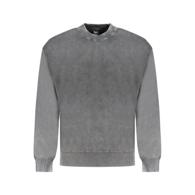 Black Cotton Men's Sweater