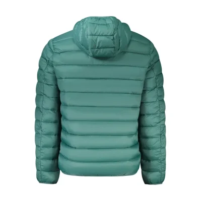 Green Polyamide Men Jacket