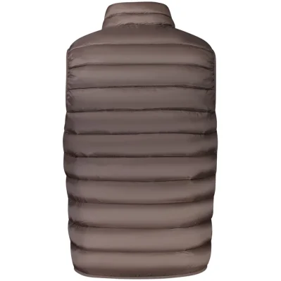 Brown Polyamide Men Jacket