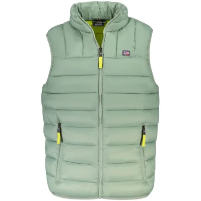 Green Polyamide Men Jacket