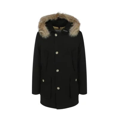 Black Cotton Parka