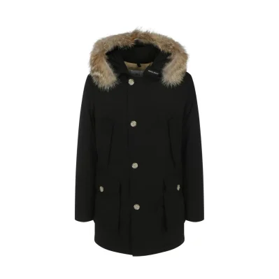 Black Cotton Parka