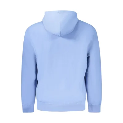 Blue Recycled Polyester Men Sweater