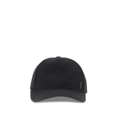 Black Wool Cap (Baseball Hat)