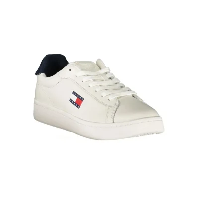 White Leather Women Sneaker