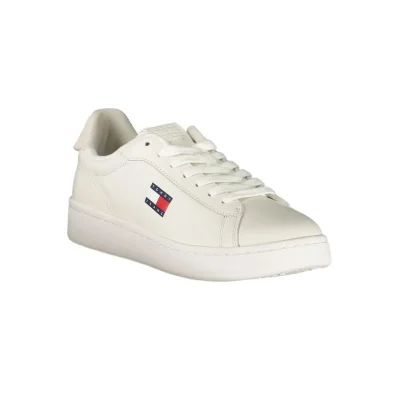White Leather Women Sneaker