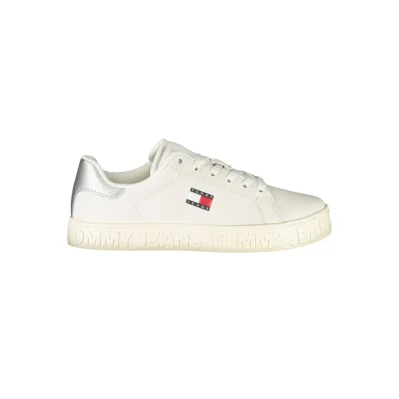 White Leather Women Sneaker