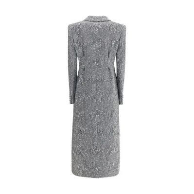 Gray Fleece Wool Coat