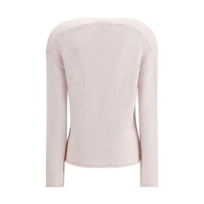 White Wool Cashmere Sweater