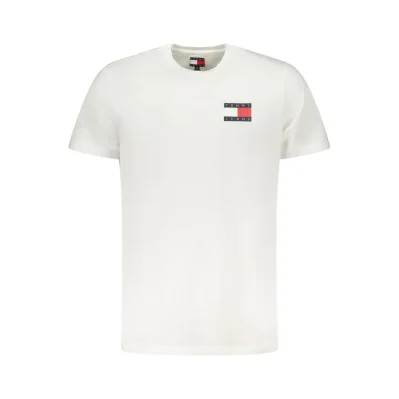 White Cotton Men T-Shirt