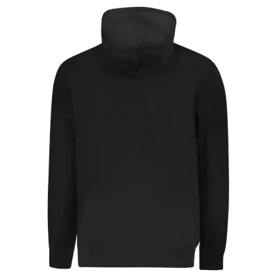 Black Cotton Men Sweater