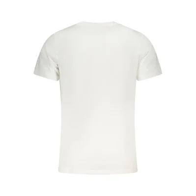 White Cotton Men T-Shirt