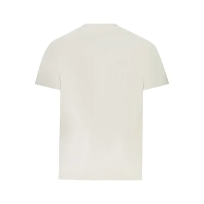 White Cotton Men T-Shirt