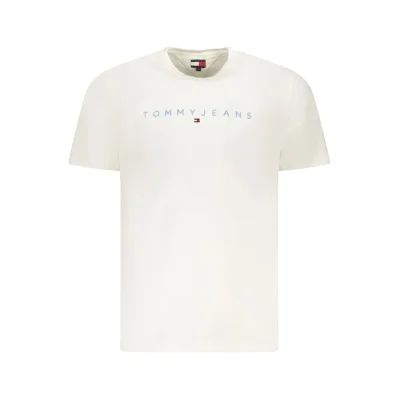 White Cotton Men T-Shirt