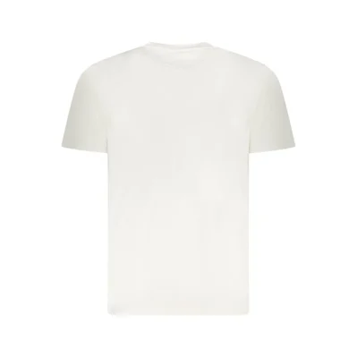 White Cotton Men T-Shirt