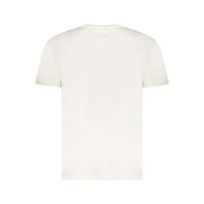 White Cotton Men T-Shirt