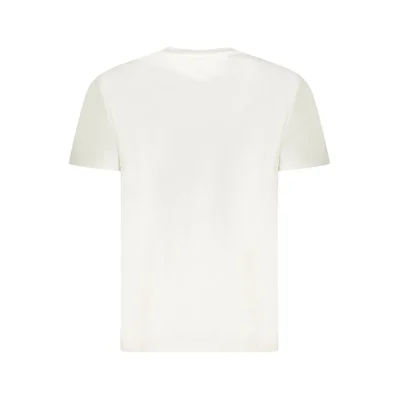 White Cotton Men T-Shirt