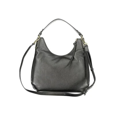 Black Leather Women Handbag