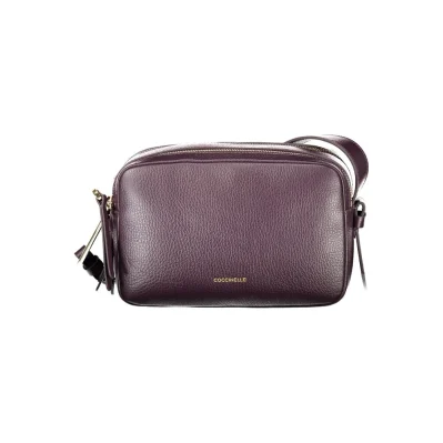 Purple Leather Women Handbag