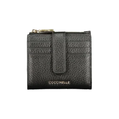 Black Leather Women Wallet
