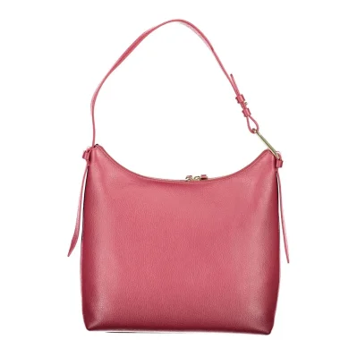 Purple Leather Women Handbag