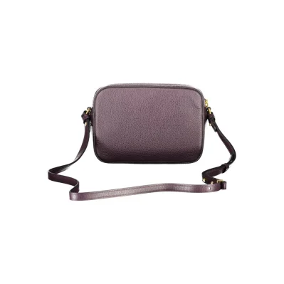 Purple Leather Women Handbag