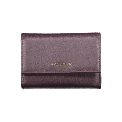 Purple Leather Women Wallet