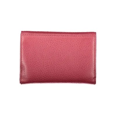 Purple Leather Women Wallet