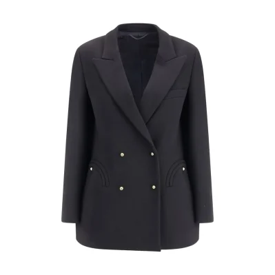Black Fleece Wool Blazer
