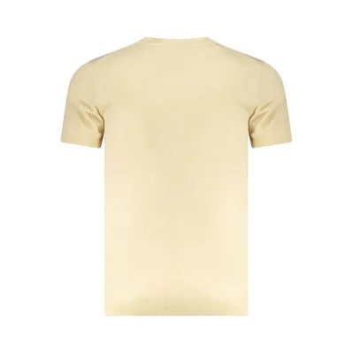 Beige Cotton Men's T-Shirt