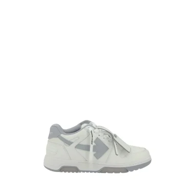 White Rubber Low Top Sneakers