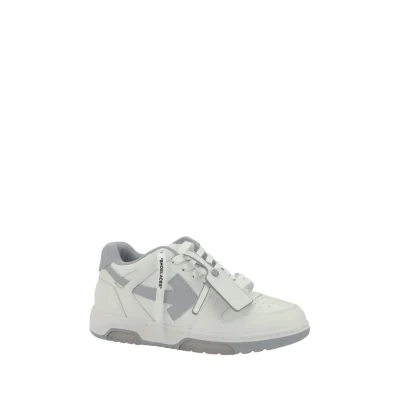 White Rubber Low Top Sneakers
