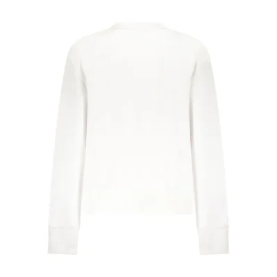 White Cotton Women Sweater