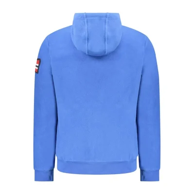 Blue Polyester Men Sweater
