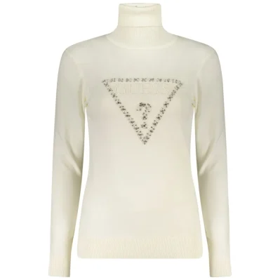 White Viscose Women Sweater