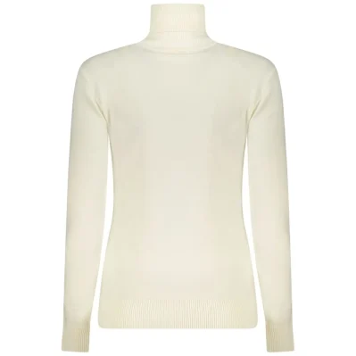 White Viscose Women Sweater