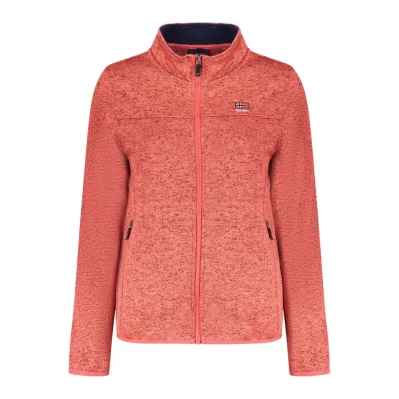 Pink Polyester Women Sweater