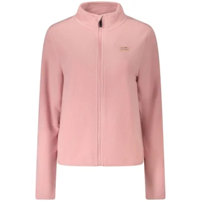 Pink Polyester Women Sweater