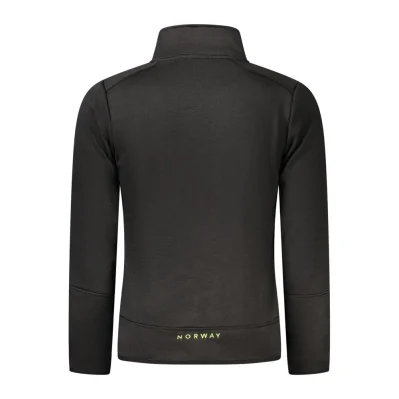 Black Polyester Men Sweater