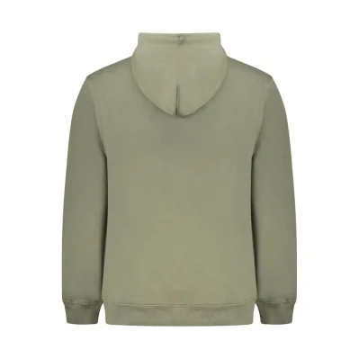 Green Cotton Men Sweater