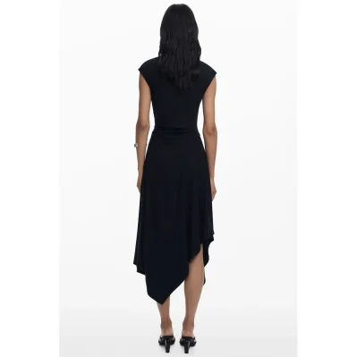 Black Cotton Women Dress