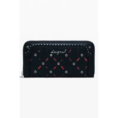 Black Polyethylene Women Wallet