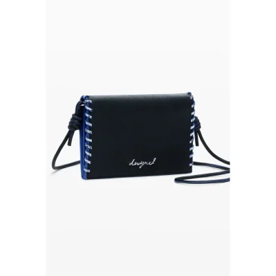Black Polyethylene Women Wallet