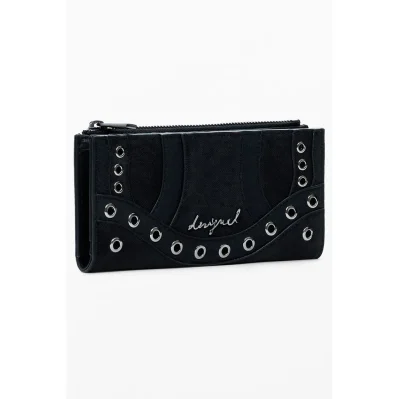 Black Polyethylene Women Wallet