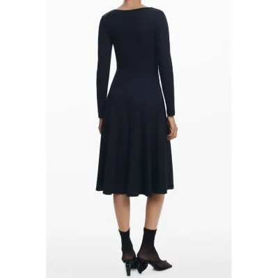 Black Cotton Women Dress