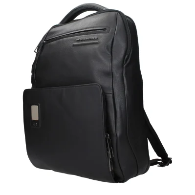Black Leather Backpack